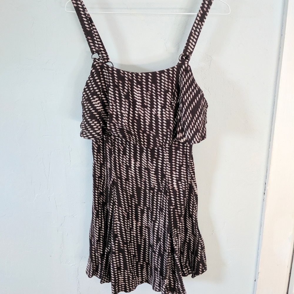 NEW Free People Women's 4 Mini Flounce Dress